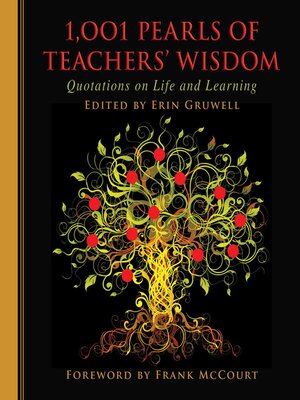 cover image of 1,001 Pearls of Teachers' Wisdom: Quotations on Life and Learning